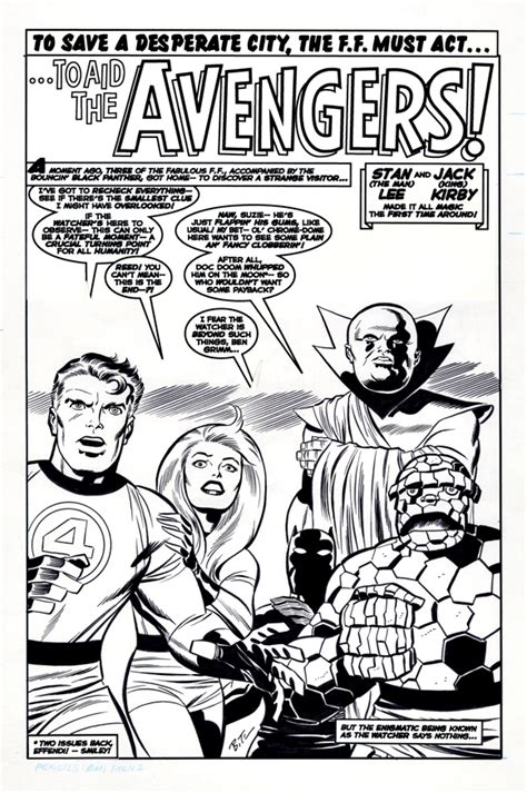Bruce Timm Fantastic Four Ever Greg Goldstein S Comic Art Gallery