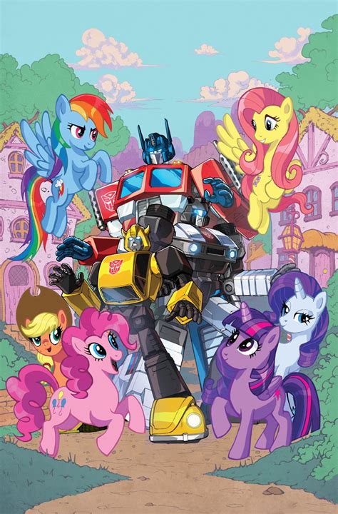 Friendship is magic is an american/canadian animated children's tv series developed by lauren faust and produced by dhx media for hasbro. Unreleased Transformers & My Little Pony Crossover Cover ...