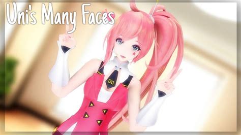 【mmd Vocaloid】unis Many Faces Youtube