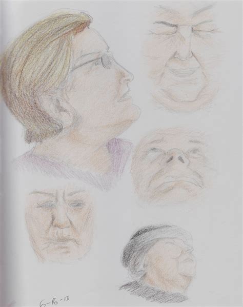 Old People Sketches By Thestarvingartist1 On Deviantart