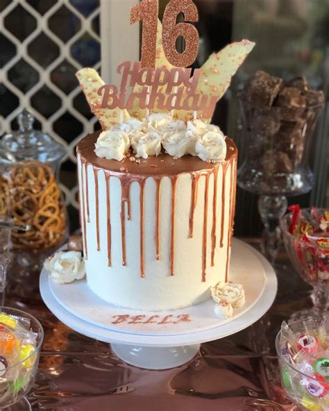 Sweet 16 adrienne & co bakery. 16th Birthday Party Cake in 2020 | Sweet 16 birthday cake ...