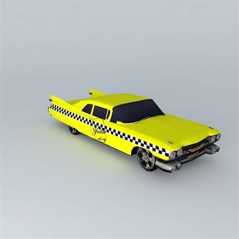 3d Asset Yellow Cab Cgtrader