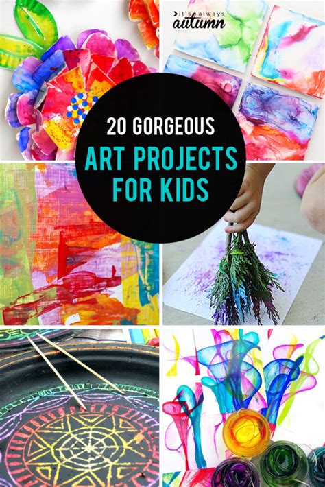 20 Einfache Kunstprojekte Für Kinder Die Amazing Ausfallen Its