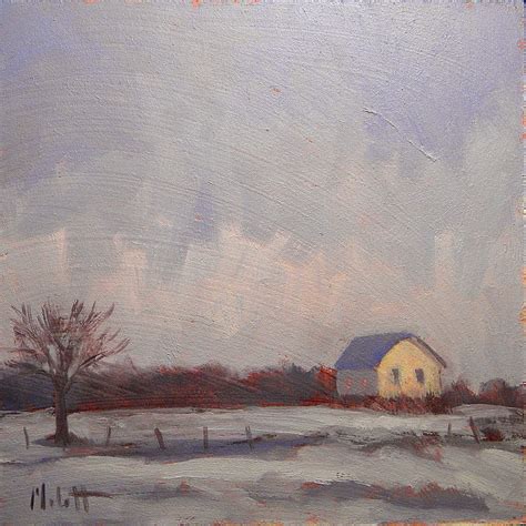Painting Daily Heidi Malott Original Art Winter Comes