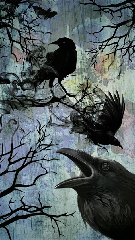 Quoth The Raven Raven Bird Crow Art Bird Art Crows Drawing Rabe