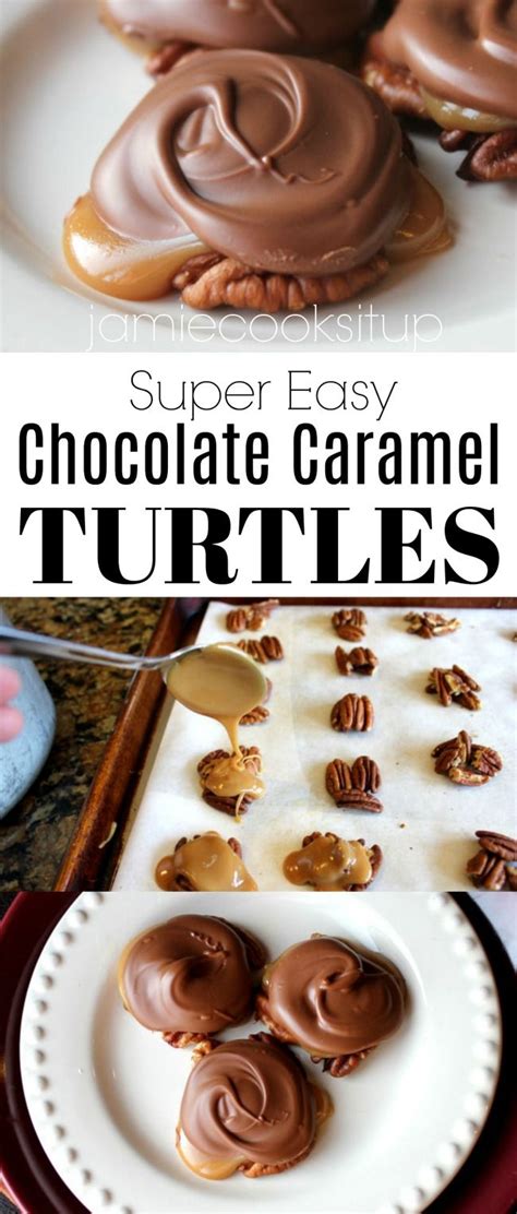 The softness of the caramels is mainly a result of the cream. How To Make Turtles With Kraft Caramel Candy : Chocolate Caramel and Pecan Turtle Clusters ...
