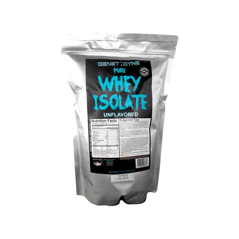 Unflavored Whey Protein Isolate Powder Genetidyne