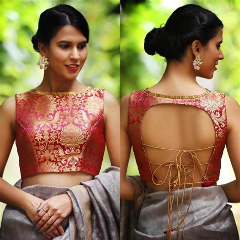 Top 201 Latest And Trendy Blouse Designs Brocade Blouse Designs