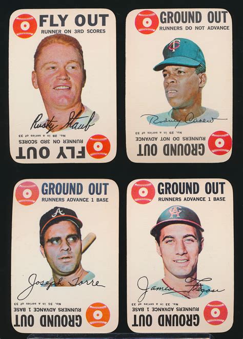 In 1948, bowman issued its first football card set when the nfl was based on three yards and a cloud of dust. Lot Detail - 1968 Topps Baseball Game Cards- 36 Cards