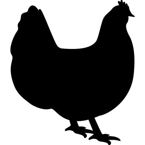 47+ Chicken Silhouette Chicken Svg Free Background Free SVG files