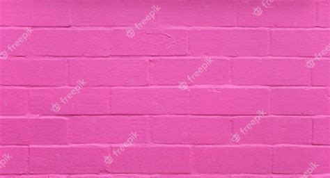 Premium Photo Pink Brick Texture Background