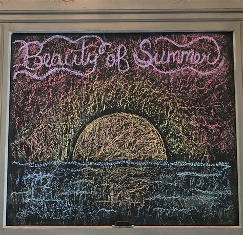 Summer Chalkboard Art Ideas Chalkboard Art Summer Chalkboard Art