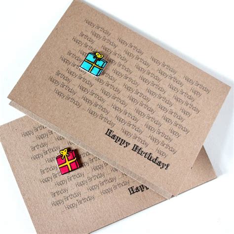 Personalised Happy Birthday Card Birthday Present Card By Little
