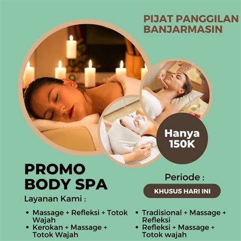 Pijat Panggilan Banjarmasin 24 Jam Ke Hotel