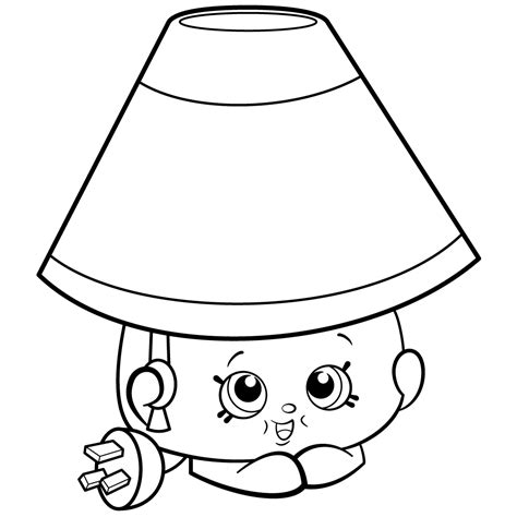 New pictures and coloring pages for children every day! Coloring Page Lamp at GetDrawings | Free download