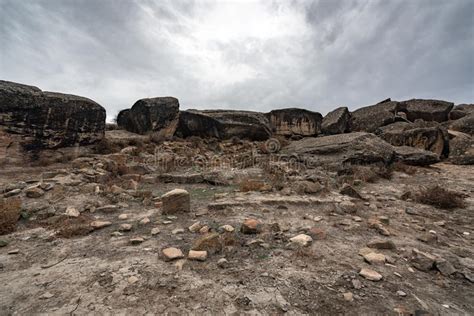 The Remains Of An Ancient Civilization Gobustan Reserve Azerbaijan