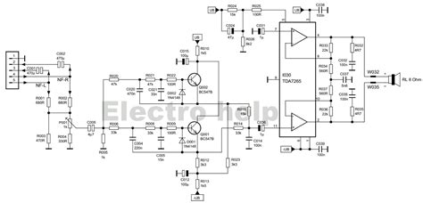 The tda2040 is a monolithic integrated circuit in… read more » Schematic Diagrams: Sub Woofer circuit diagram - 35 Watts - TDA 7265