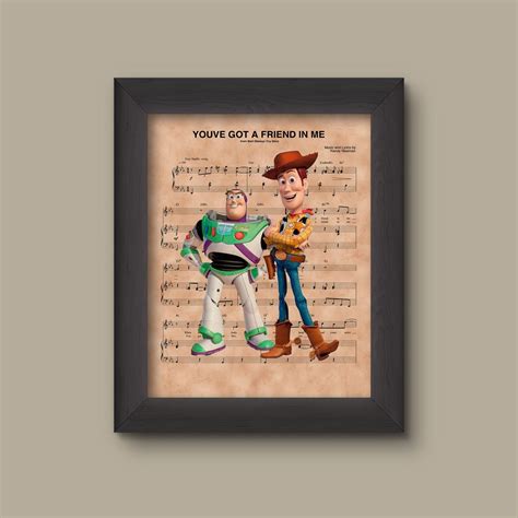 Toy Story Woody And Buzz Youve Got A Friend In Me Sheet Music