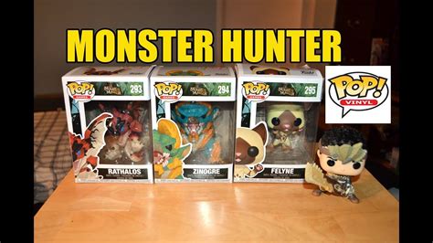 Funko Pop Lot Monster Hunter Pops Unopened