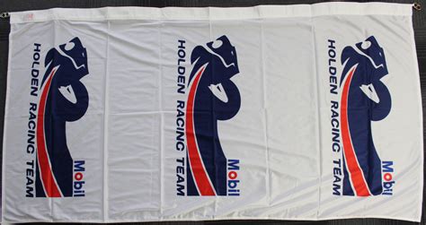 Hrt Race Flag Holden Racing Team Logo White Genuine V8 Supercars 1765