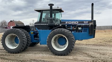 Lot 120 1991 Ford Versatile 846 Designation 6 4wd Tractor 230hp Youtube
