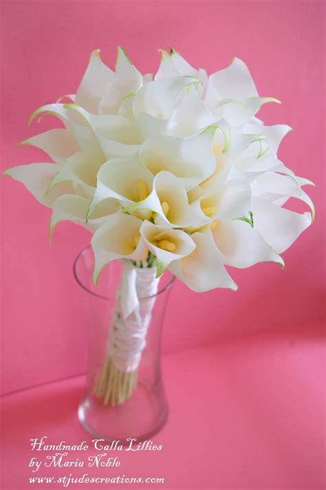 Maybe you would like to learn more about one of these? Calla Lilly Wedding paper flower Bouquet for Boyd ...