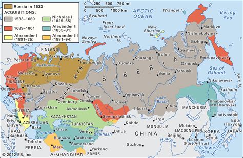 Russian Empire History Facts Flag Expansion And Map Britannica