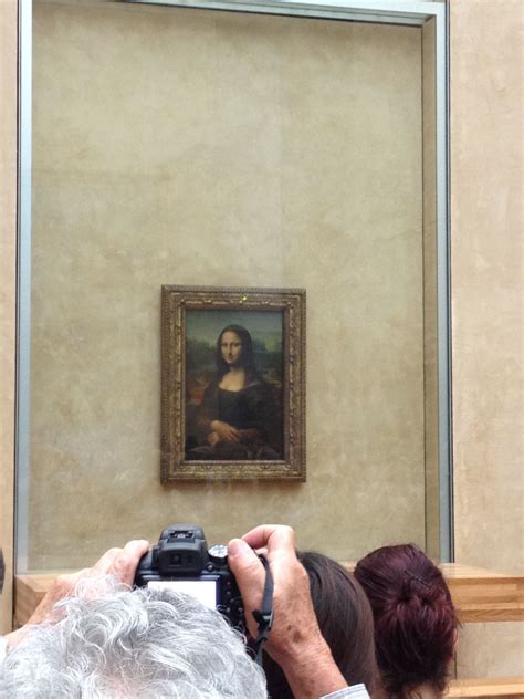 The Real Mona Lisa Painting In The Louvre Museum In Paris 모나리자 루브르 박물관