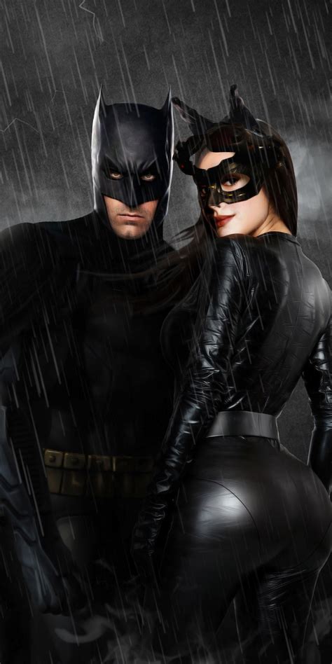 1080x2160 Batman And Catwoman Artwork One Plus 5thonor 7xhonor View