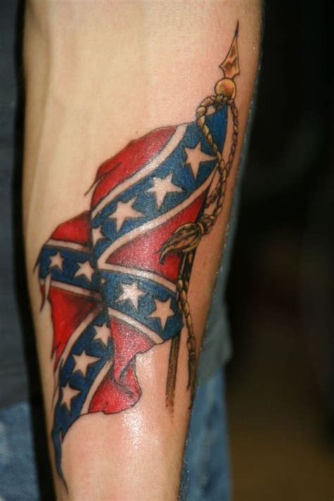 Rebel Flag Tattoos Designs Ideas And Meaning Tattoos For You