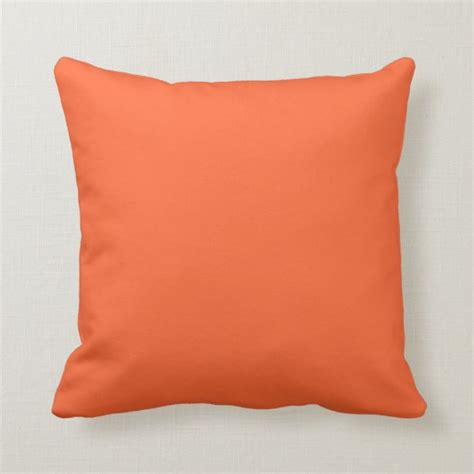 Peach Decorative And Throw Pillows Zazzle Ca