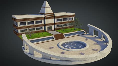 3d Realistic Highly Detailed Luxury Hotel Cgtrader