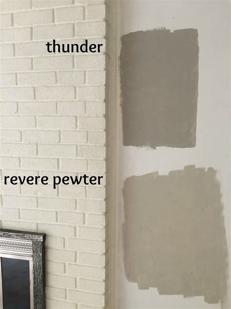 Wythe blue and or are you in love with revere pewter like i am? Drew Danielle Design: 4 Neutral Living Room Paint Colors