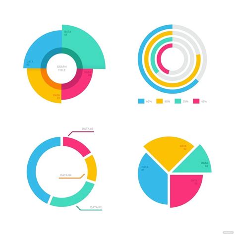 Circle Graph Vector In Illustrator Svg  Eps Png Download