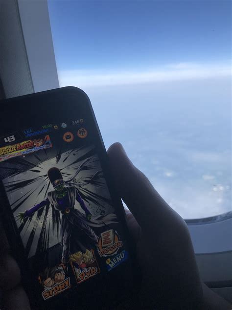 Playing PvP at 38,000 ft in the air is a good feeling : r/DragonballLegends