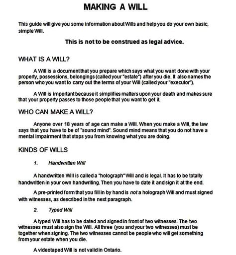 For example, consider the following sentence: Sample Will Form | Mous Syusa