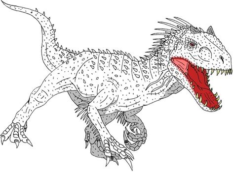Indominus Rex Coloring Pages Free Details Coloring Page Guide My Xxx