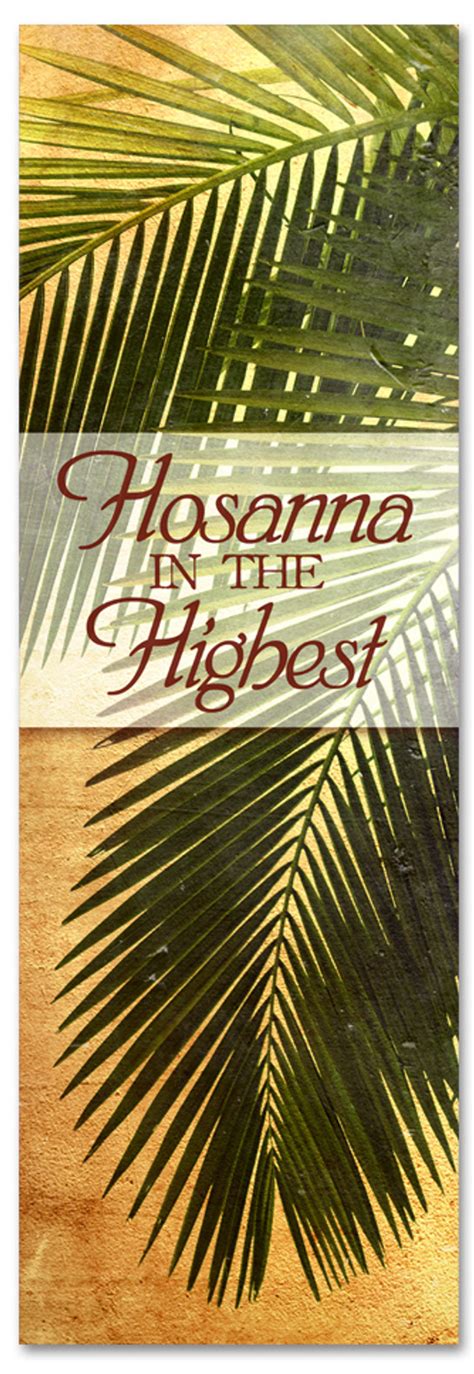 E100 Palm Hosanna In The Highest