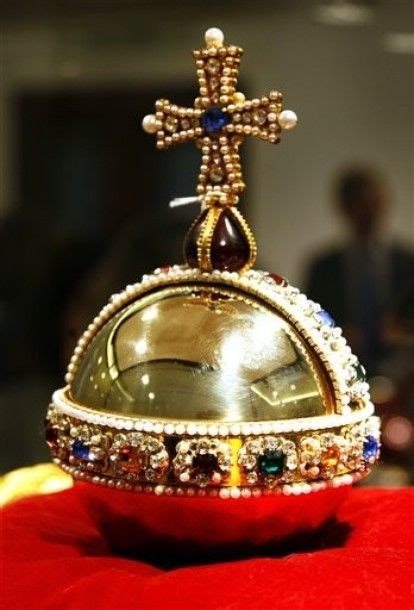 A Replica Of The Orb A Part Of The Crown Jewels Comprising The