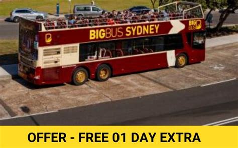 Big Bus Sydney Hop On Hop Off Bus Deluxe Plus Ticket