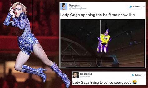 Lady Gagas Super Bowl Performance Subject Of Many Memes Daily Mail