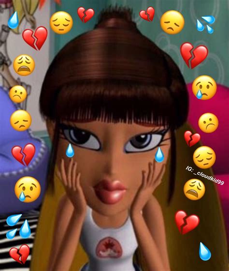 Edit Bratz Dolls Sad Hurt Mood Frown Heartbroken Cartoon Edit 2125273 Hd