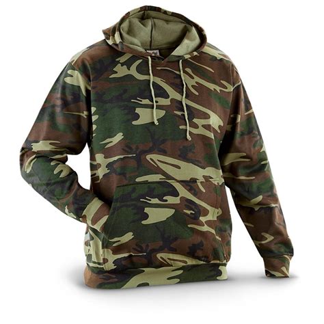 Camo Hooded Sweatshirt A Casual Pullover For The Tree Stand