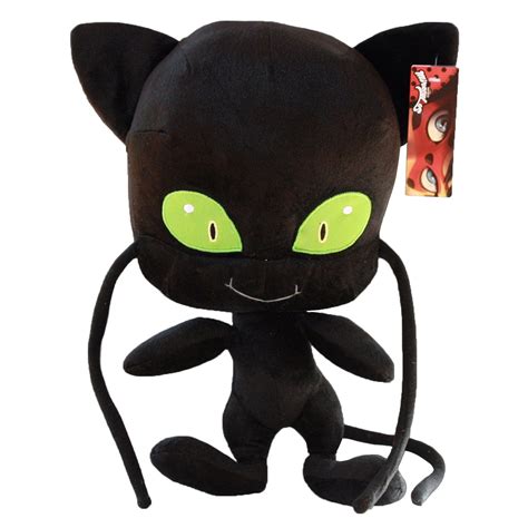 Maybe you would like to learn more about one of these? Miraculous Black Ladybug Kwami Plagg Soft Plush Toy Figure ...