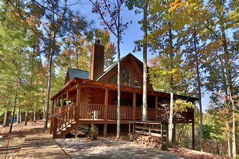 Rates based on 2 people per cabin; Rustic Cabin Rental in Sevierville, Tennessee