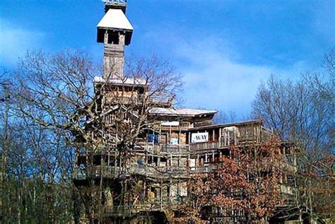 Worlds Tallest Treehouse Built From Reclaimed Wood
