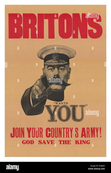 Iconic 1915 Ww1 Propaganda Poster Your Country Wants You Army