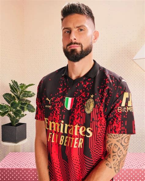 New Ac Milan Pixel Design 4th Jersey 2022 23 Special Acm Koche Fourth