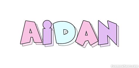 One of the famous actors named aidan, he made his film debut in 1984's reckless. Aidan Logo | Free Name Design Tool from Flaming Text
