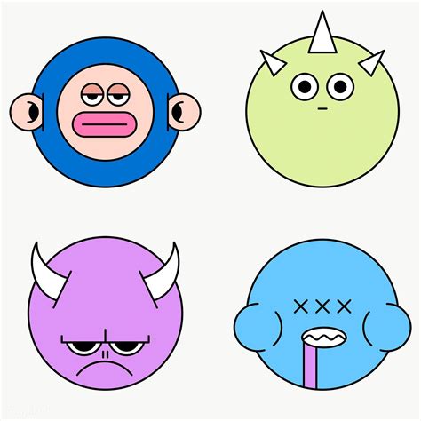 Cool Monsters Green Monsters Frog Emoji Unicorn Emoji Emoji